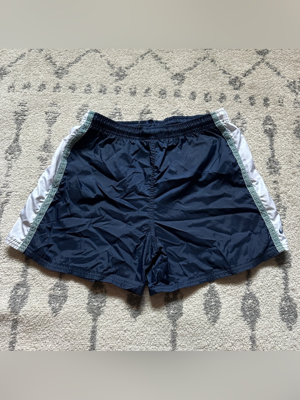 women's nike shorts vintage size small blue 90s 00s